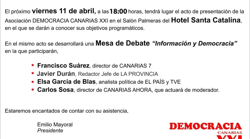 Acto de presentación